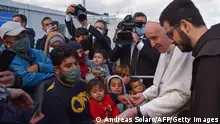 من جديد.. البابا يبعث الأمل في نفوس اللاجئين 