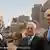 Symbolbild Clinton Abbas und Netanjahu