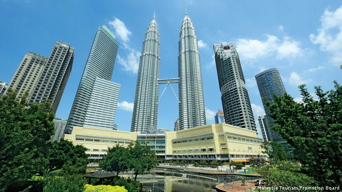 Die Petronas Twin Towers in Kuala Lumpur.