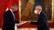 Karl Nehammer y el presidente Alexander Van der Bellen. Karl Nehammer y el presidente Alexander Van der Bellen.