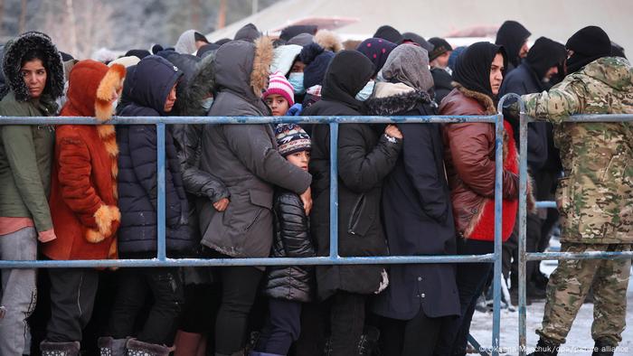 Flüchtlinge Belarus Polen Grenze 