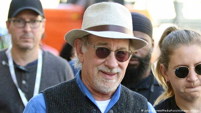 Steven Spielberg closeup mit Hut