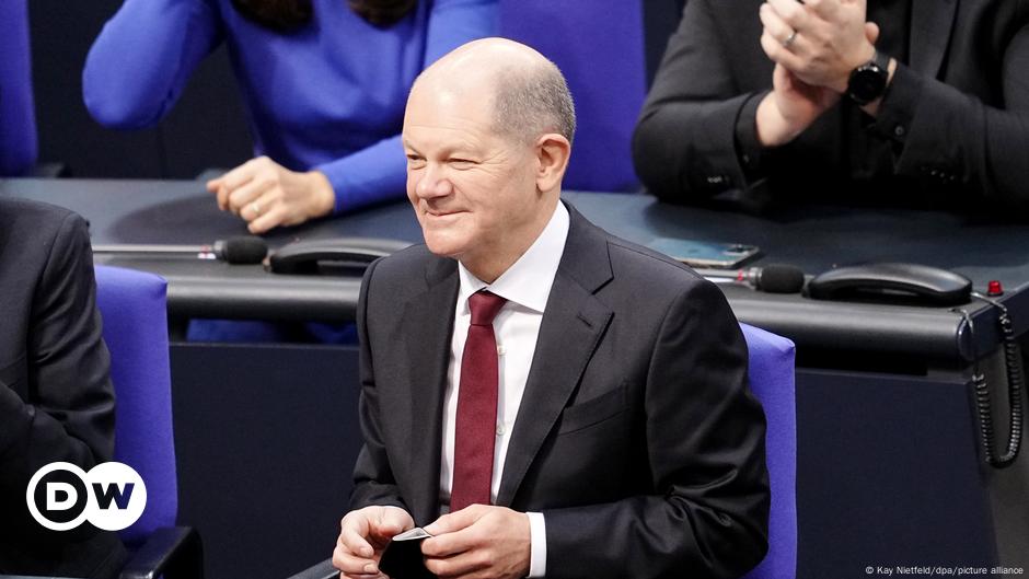 Neuer Bundeskanzler Olaf Scholz vereidigt