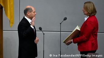 Deutschland Bundestag | Vereidigung Olaf Scholz