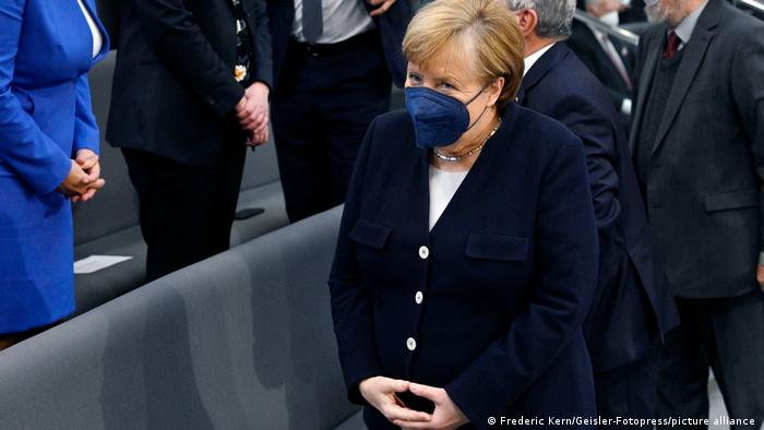 Angela Merkel in the Bundestag