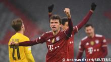Bundesliga: Thomas Müller marks 400th game with goal and assist 