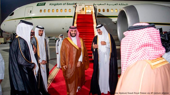  Mohammed bin Salman und Tamim bin Hamad Al Thani in Doha