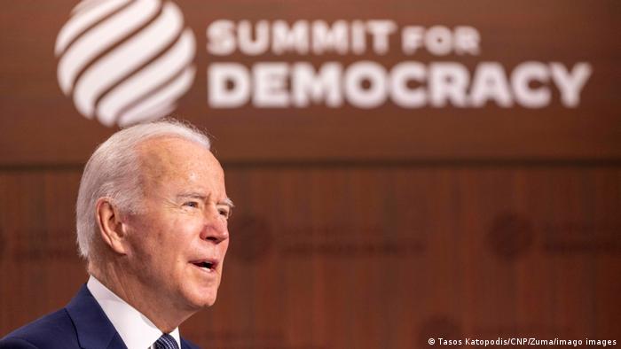 Washington Joe Biden bei Demokratie Gipfel 