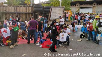 Mexico I Migrants crash in Tuxtla Gutierrez