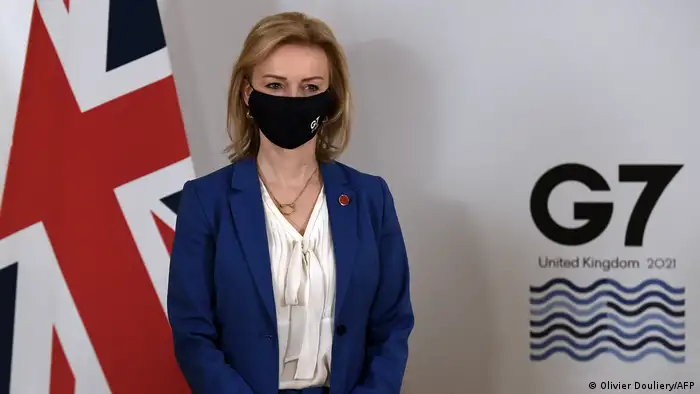 Großbritanniens Außenministerin Liz Truss
