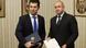 Bulgaristan'ın müstakbel başbakanı Kiril Petkov (solda) ve Cumhurbaşkanı Ruman Radev Bulgaristan'ın müstakbel başbakanı Kiril Petkov (solda) ve Cumhurbaşkanı Ruman Radev