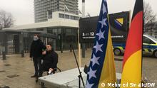 Demonstration: 5 vor 12 für die Einheit Bosnien und Herzegowinas.
2021 Bonn
Proteste der Bosniaken in Deutschland wegen aktuelle politische Krise in Bosnien und Herzegowina