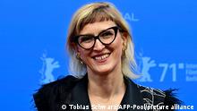 Mitglied der Internationalen Jury der 71. Internationalen Filmfestspiele in Berlin, die Regisseurin aus Bosnien und Herzegowina, Jasmila Zbanic, zeigt sich vor der Preisverleihung auf dem Berlinale Sommerfestival. (zu dpa: «Regisseurin Jasmila Žbanić gewinnt Europäischen Filmpreis») +++ dpa-Bildfunk +++