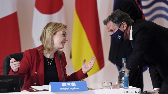 G7 Gipfel I Liz Truss und Antony Blinken 