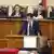 Bulgaristan Başbakanı Kiril Petkov Parlamento'da konuşurken 