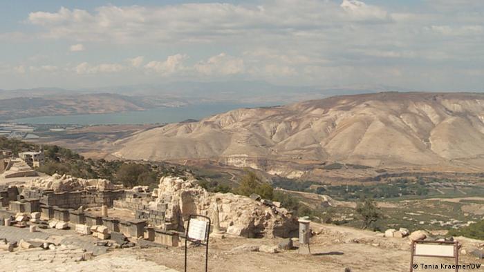 A wide shot of the Golan Heights