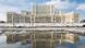 The Parliament palace reflected in a puddle in the Romanian capital Bucharest The Parliament palace reflected in a puddle in the Romanian capital Bucharest