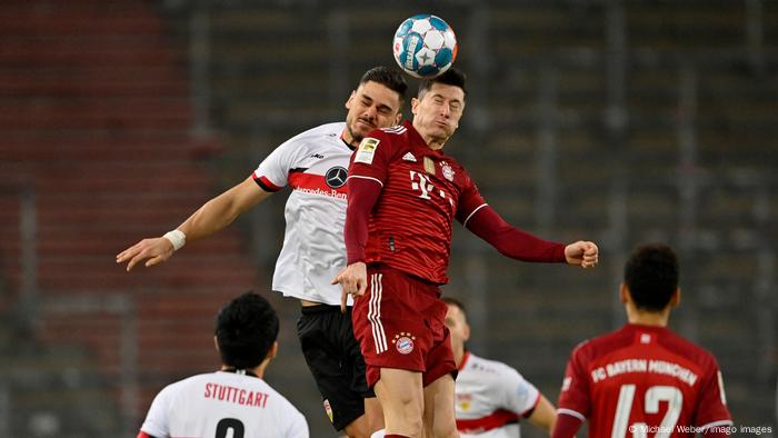 Action from Bayern Munich vs. Stuttgart