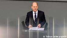 Germany's new Chancellor Olaf Scholz briefs Bundestag for the first time