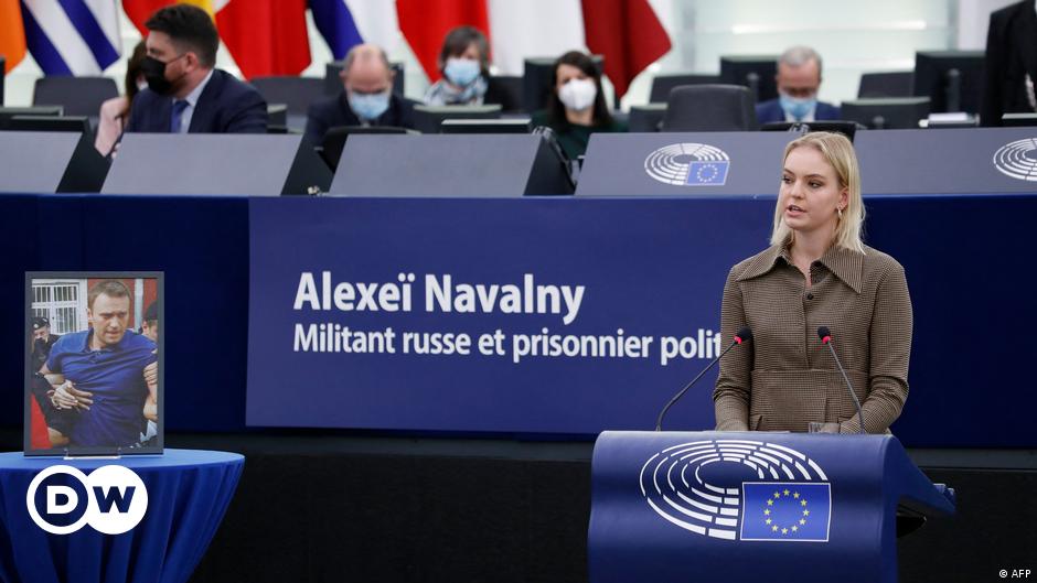 Der Sacharow-Preis.  Das Europäische Parlament fordert die Freilassung von Nawalny |  Deutschland – aktuelle deutsche Politik.  DW-Nachrichten auf Polnisch |  DW