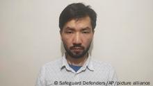 This photo made available by Safeguard Defenders shows Yidiresi Aishan in Istanbul in 2019. Moroccan authorities have arrested the Uyghur activist in exile based on a Chinese terrorism warrant distributed by Interpol, according to information from Moroccan police and a rights group that tracks people detained by China. Activists fear Yidiresi Aishan will be extradited to China, and say the arrest is part of a broader Chinese campaign to hunt down perceived dissidents outside its borders. (Safeguard Defenders via AP)