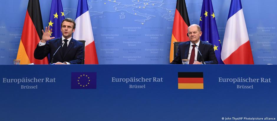 Bruselas | Scholz (derecha) y Macron (izquierda), en imagen de archivo.