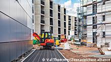 Residential construction of multi-storey building in Germany