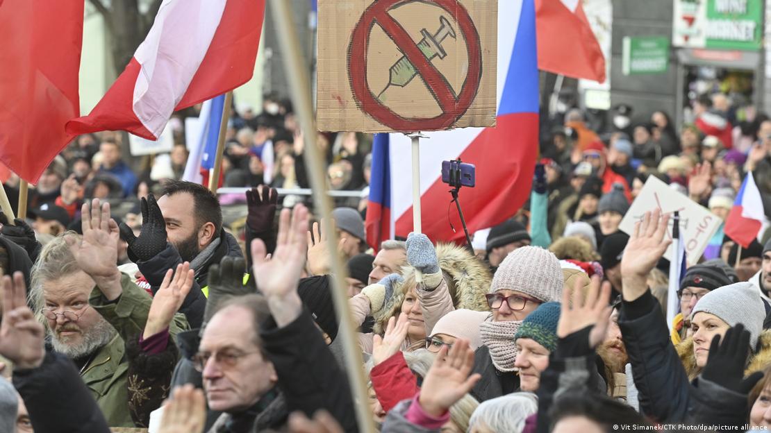 Tschechien Prag | Proteste | Impfgegner 