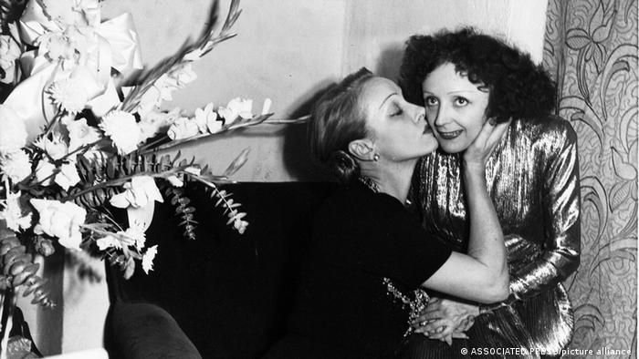 Marlene Dietrich und Edith Piaf