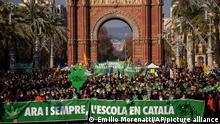 Massenprotest in Katalonien gegen Schulurteil 