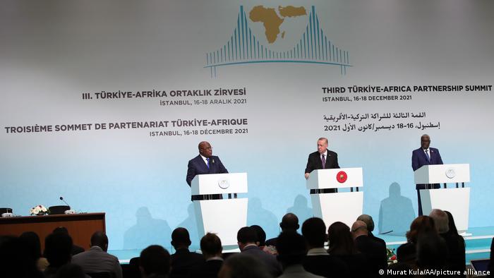 Félix Tshisedeki et Recep Tayyip Erdogan