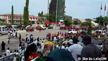 18.12.2021 Demonstrations for and against João Lourenço, President of Angola