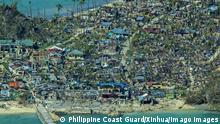 17.12.2021
211217 -- SURIGAO DEL NORTE, Dec. 17, 2021 -- Aerial photo taken on Dec. 17, 2021 shows the devastation caused by Typhoon Rai in Surigao del Norte Province, the Philippines. The death toll from Typhoon Rai that battered the Philippines since Thursday has climbed to 12, a disaster official said on Friday. The toll is likely to rise as local officials gather data from the field. /Handout via Xinhua PHILIPPINES-SURIGAO DEL NORTE-TYPHOON RAI-DEATH TOLL PhilippinexCoastxGuard PUBLICATIONxNOTxINxCHN 