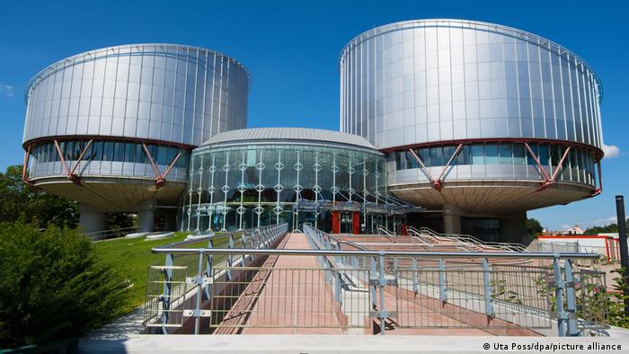 Das Gebäude des Europäischen Gerichtshofs für Menschenrechte in Straßburg 