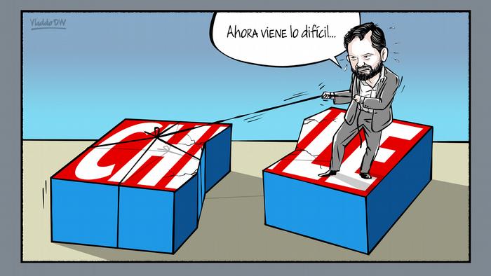 DW Karikatur Vladdo | Chile Boric