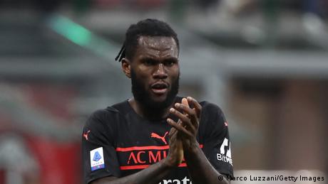 Franck Kessie with his club Milan 