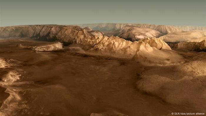 El cañón Valles Marineris.