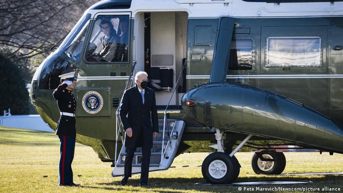 Ankunft Präsident Joe Biden in Washington 