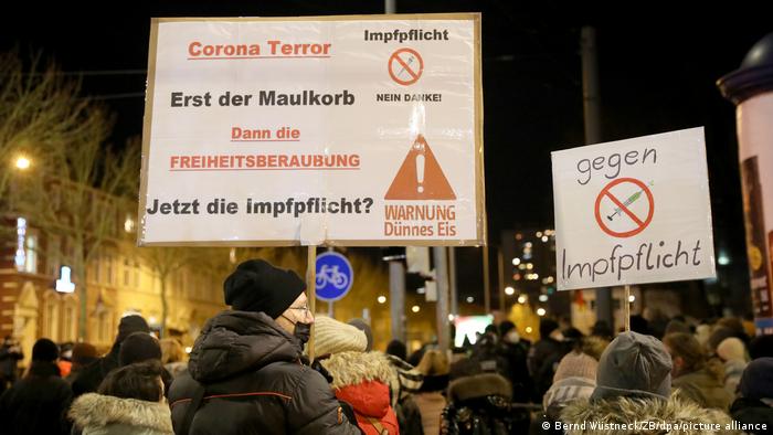Protests in Rostock, Germany