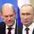 Олаф Шольц (л) і Володимир Путін проведуть переговори у Москві
