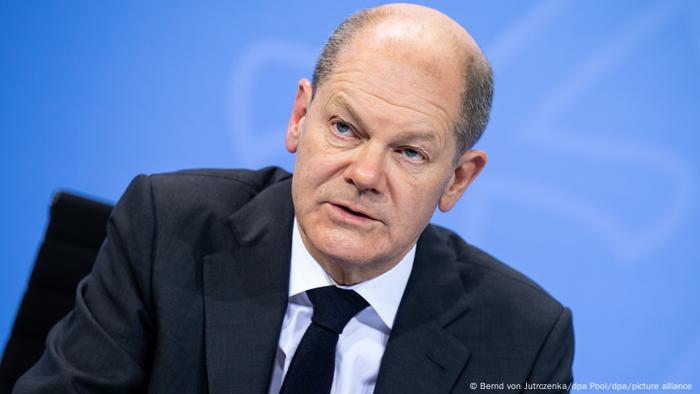 Канцлер ФРГ Олаф Шольц