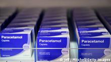 GLASGOW, SCOTLAND - APRIL 20: Packets of paracetamol are seen inside the new NHS Louisa Jordan hospital which is now ready to take its first coronavirus patients on April 20, 2020 in Glasgow, United Kingdom. The British government has extended the lockdown restrictions first introduced on March 23 that are meant to slow the spread of COVID-19. (Photo by Jeff J Mitchell/Getty Images)