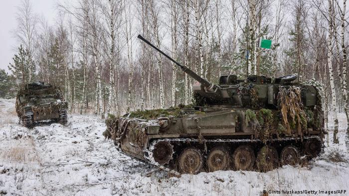 NATO troops conduct military exercise in Latvia