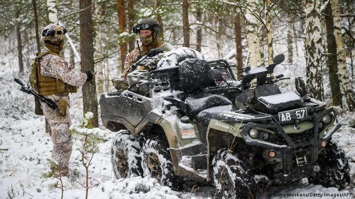 Lettland NATO Militärübeung Winter Shield