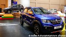 BANTEN, INDONESIA - JULY 19: Renault KWID is displayed during GAIKINDO Indonesia International Auto Show at Indonesia Convention Exhibition (ICE), in Banten, Indonesia on July 19, 2019. The exhibition is organized by the Association of Indonesian Automotive Industries (GAIKINDO) taking place from July 18th to 28th. Anton Raharjo / Anadolu Agency