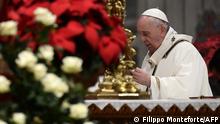 الوباء يرخي بظلاله على احتفالات عيد الميلاد والبابا يذكّر بالتواضع