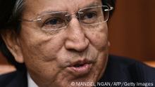 Former president of Peru Alejandro Toledo speaks during a discussion on Venezuela and the OAS at The Center for Strategic and International Studies (CSIS) on June 17, 2016 in Washington, DC. / AFP / Mandel NGAN (Photo credit should read MANDEL NGAN/AFP via Getty Images)