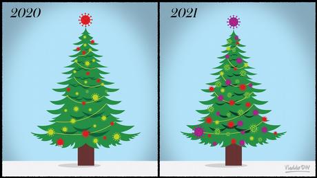 Karikatur von Vladdo | Variantes navideñas - Weihnachtliche Varianten