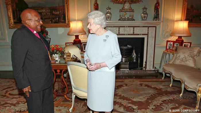 Desmond Tutu and Queen Elizabeth II