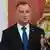 Ungarn l Polnischer Präsident Andrzey Duda während PK in Budapest
